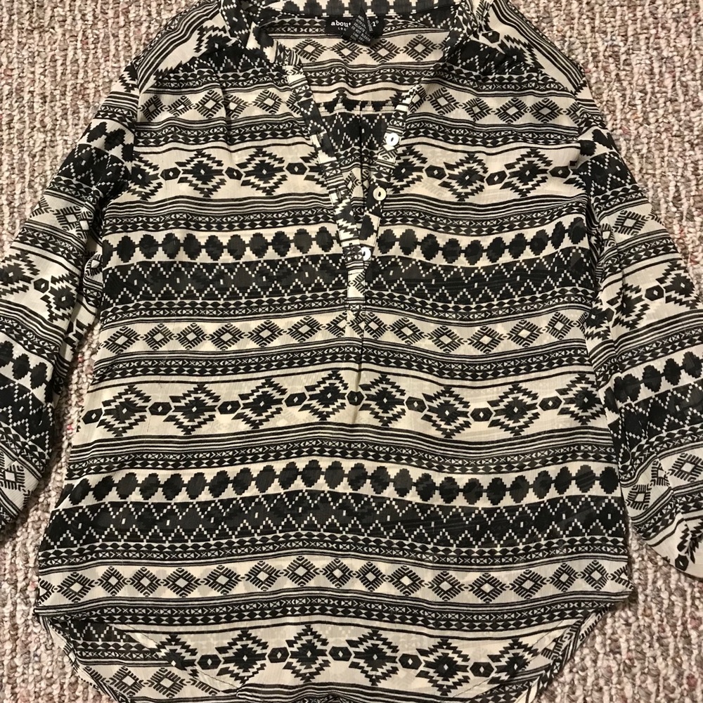 Printed blouse